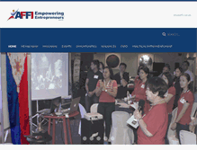 Tablet Screenshot of affi.com.ph
